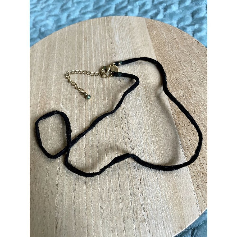 Black adjustable cord necklace simple classy piece of jewelry